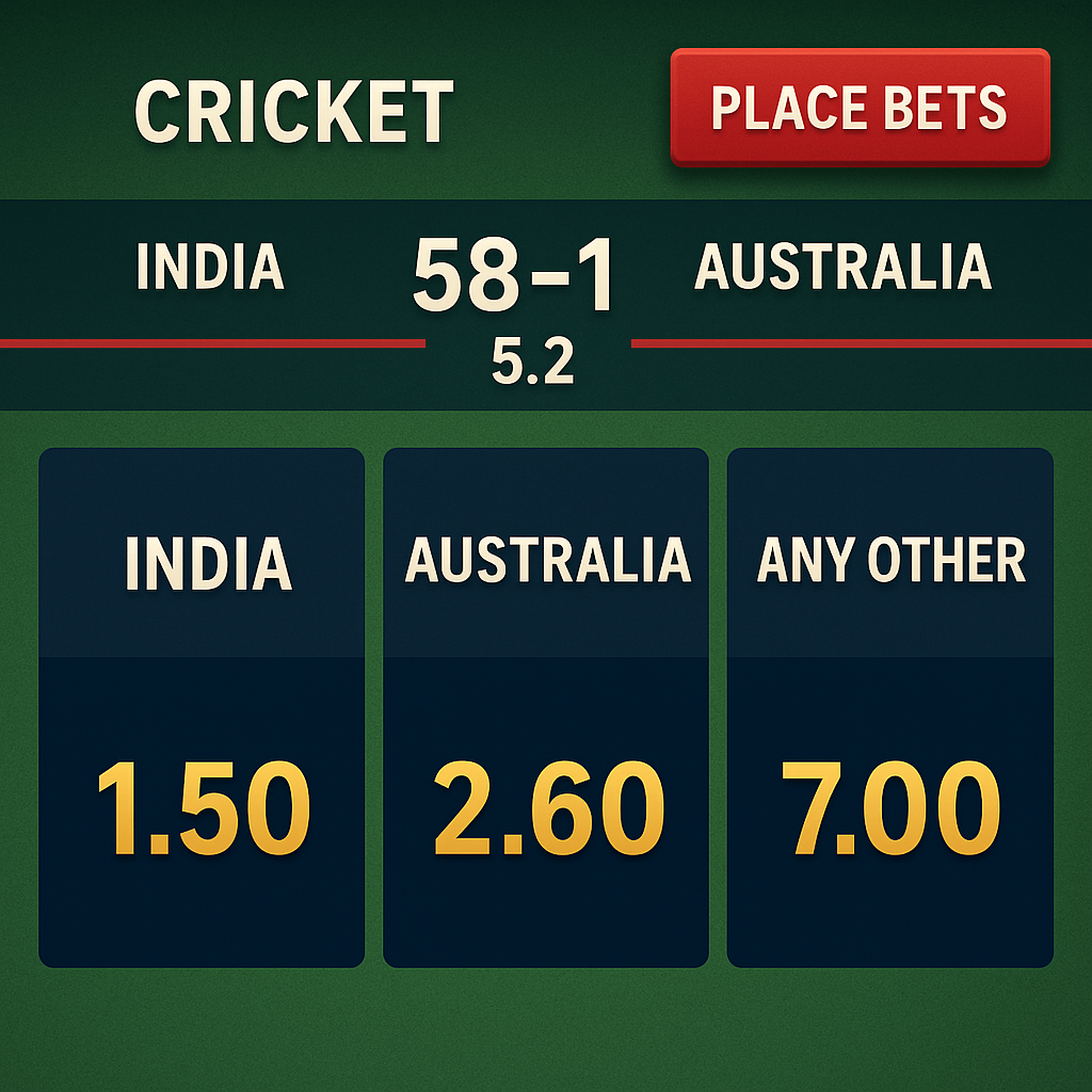 GodOfCoins - Cricket Betting